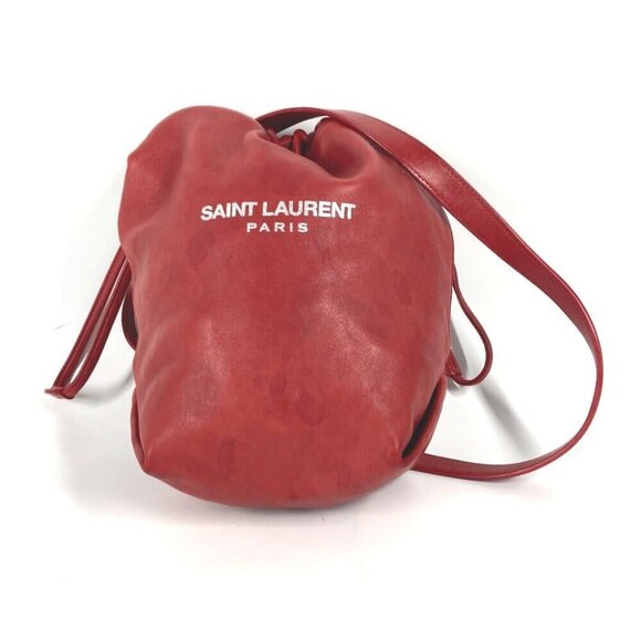 SAINT LAURENT PARIS 583328 Teddy Small Crossbody Pochette with logo Shoulder Bag - Picture 1 of 16